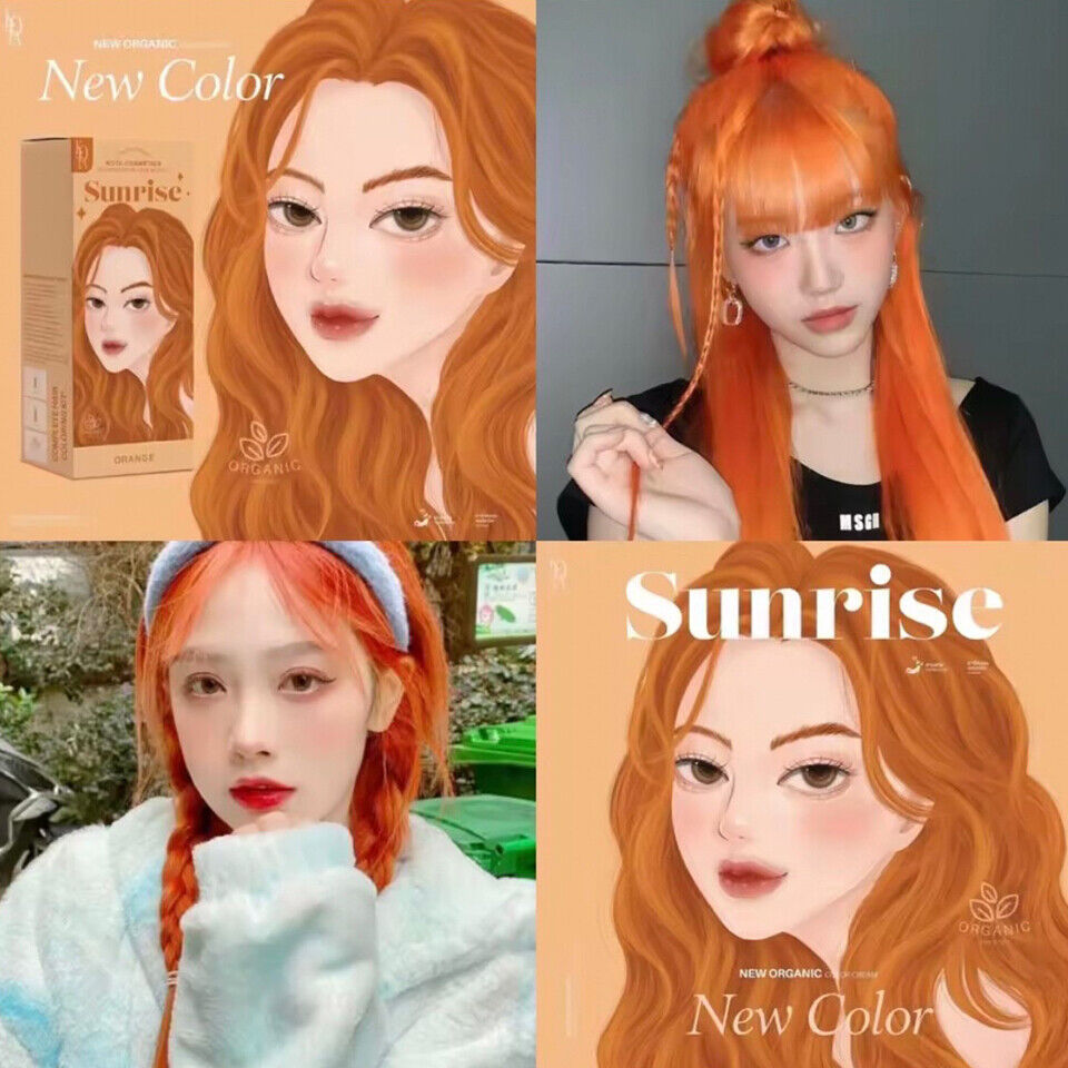 Kota Cosmetics Permanent Hair Color Cream Sunrise (Orange)