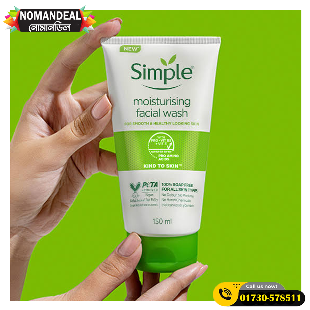 Simple Skin Moisturising Facial Wash 150ml
