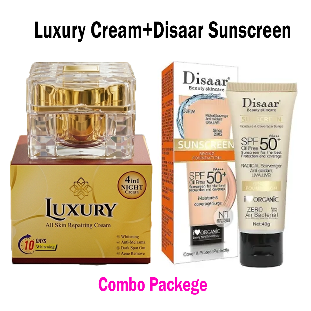 Luxury Cream + Sunscreen Cream Combo Packege